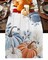 Fall Table Runner Blue Pumpkin Table Runners for Dining Room Leaves Floral Wood Grain Dinner Runner Thanksgiving Kitchen Decor 13" x 72"